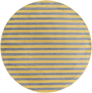 Surya Horizon HRZ-1085 Gold Area Rug 7'10'' Round