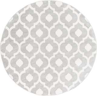 Surya Horizon HRZ-1097 Light Gray Area Rug 7'10'' Round