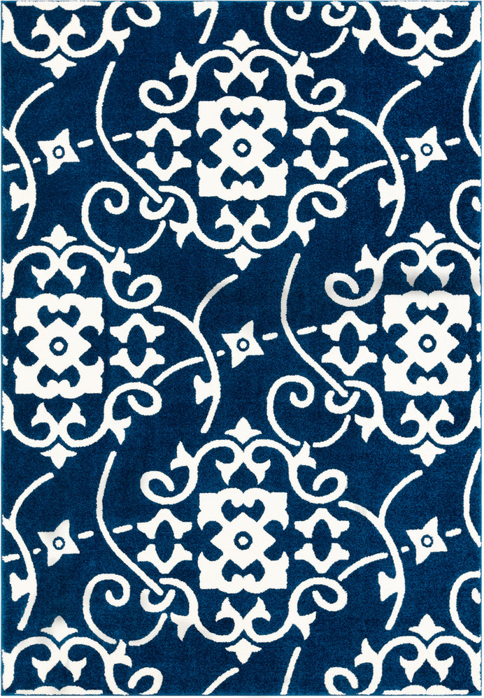 Surya Horizon HRZ-2306 Navy Cream Area Rug main image