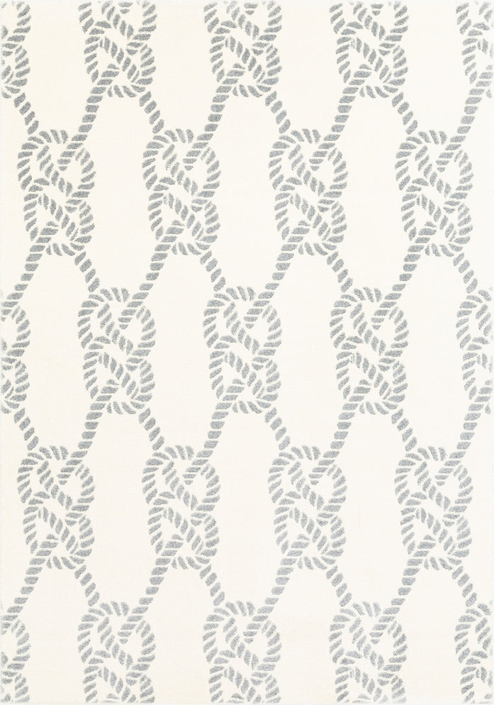 Surya Horizon HRZ-2309 Medium Gray Cream Area Rug main image