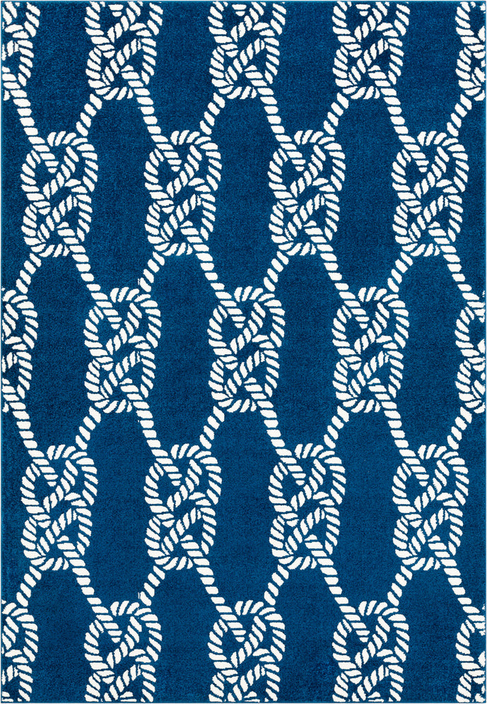 Surya Horizon HRZ-2312 Navy Cream Area Rug main image