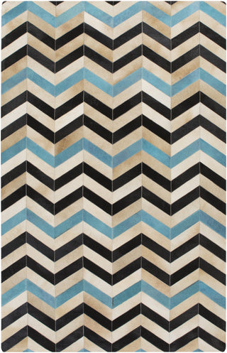 Surya Houseman HSM-4023 Teal Area Rug 5' x 8'