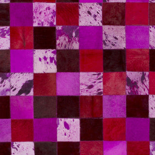 Surya Houseman HSM-4034 Magenta Animal Hide Area Rug Sample Swatch