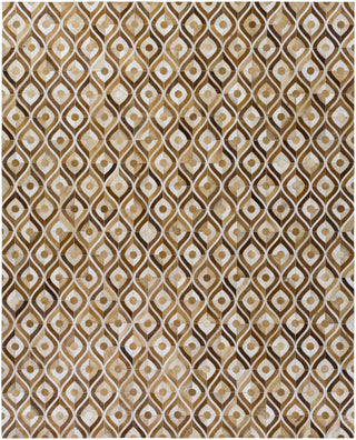 Surya Houseman HSM-4065 Dark Brown/Camel Animal Hide Area Rug 8' X 10'