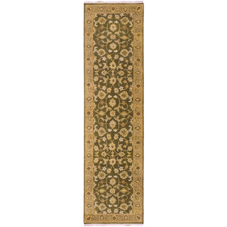 Surya History HST-7000 Olive Area Rug 2'6'' x 9' Runner