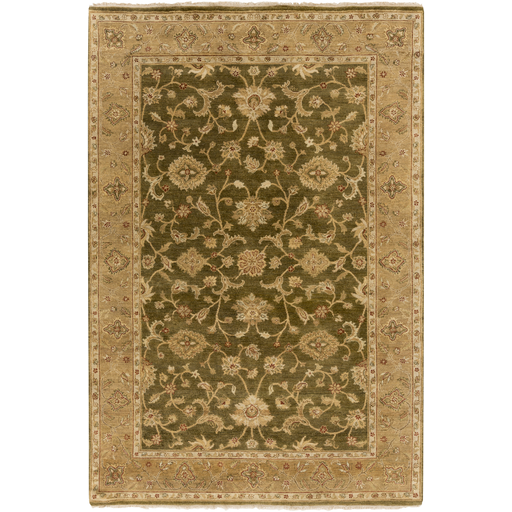 Surya History HST-7000 Olive Area Rug 6' x 9'