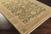 Surya History HST-7000 Olive Hand Knotted Area Rug Corner Shot