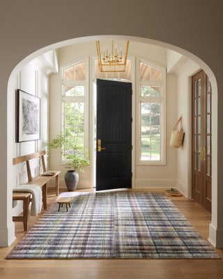 Chris Loves Julia x Loloi Humphrey HUM-04 Plum/Multi Area Rug Lifestyle Image Feature