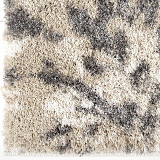 Orian Rugs Super Shag Hyde Park Ivory Area Rug Close up
