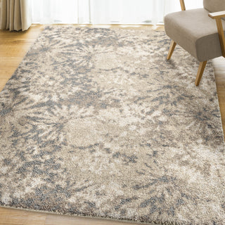 Orian Rugs Super Shag Hyde Park Ivory Area Rug Lifestyle Image