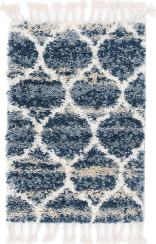 Unique Loom Hygge Shag T-HYGE1 Blue Area Rug main image