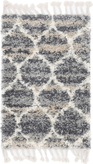 Unique Loom Hygge Shag T-HYGE1 Gray Area Rug main image