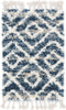 Unique Loom Hygge Shag T-HYGE2 Blue Area Rug main image