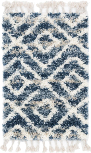 Unique Loom Hygge Shag T-HYGE2 Blue Area Rug main image