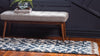 Unique Loom Hygge Shag T-HYGE2 Blue Area Rug Runner Lifestyle Image