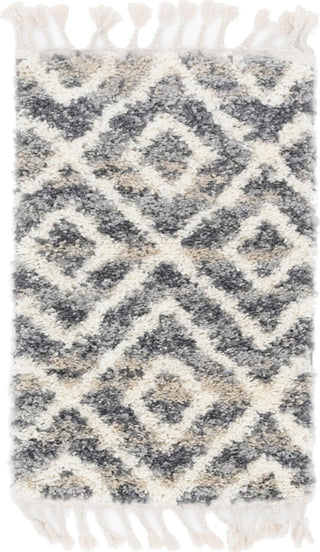 Unique Loom Hygge Shag T-HYGE2 Gray Area Rug main image