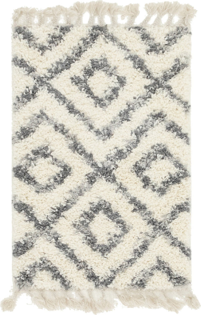 Unique Loom Hygge Shag T-HYGE2 Ivory Area Rug main image