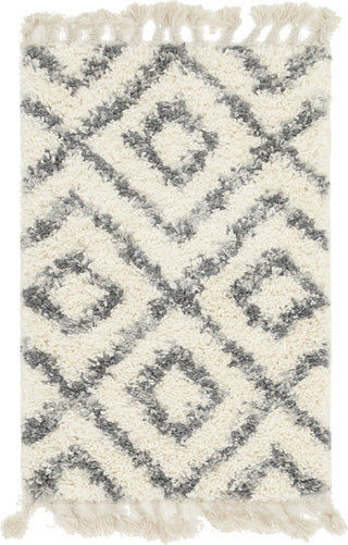 Unique Loom Hygge Shag T-HYGE2 Ivory Area Rug main image