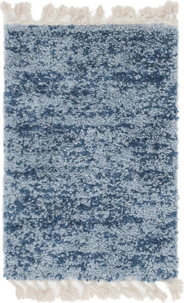 Unique Loom Hygge Shag T-HYGE3 Blue Area Rug main image