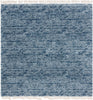 Unique Loom Hygge Shag T-HYGE3 Blue Area Rug Square Lifestyle Image