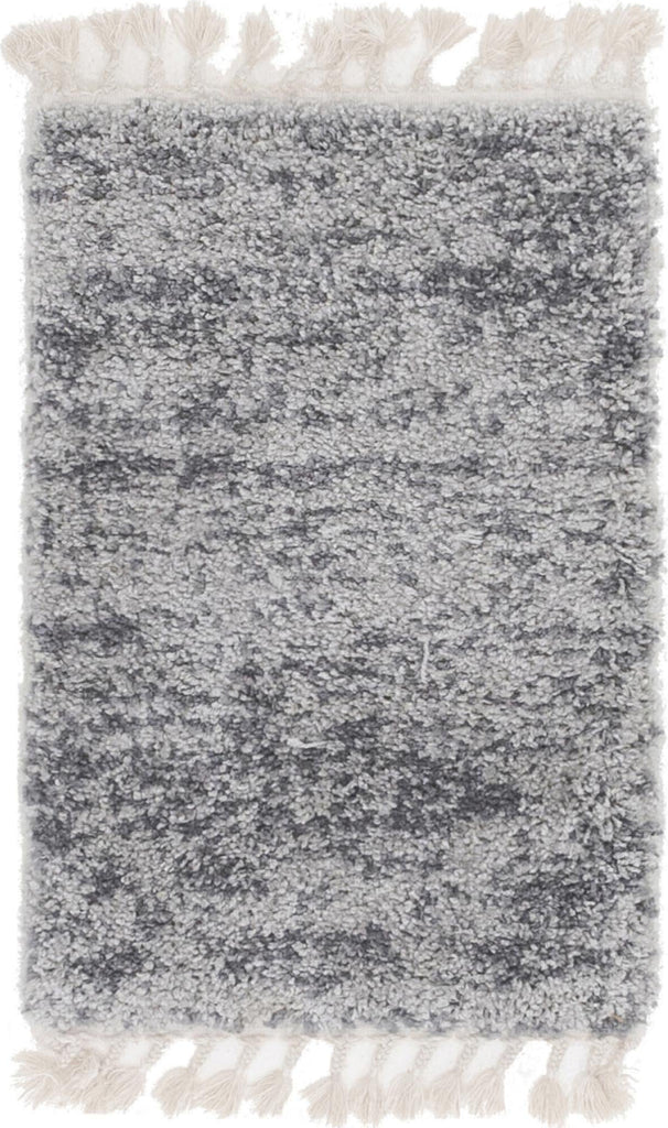 Unique Loom Hygge Shag T-HYGE3 Gray Area Rug main image