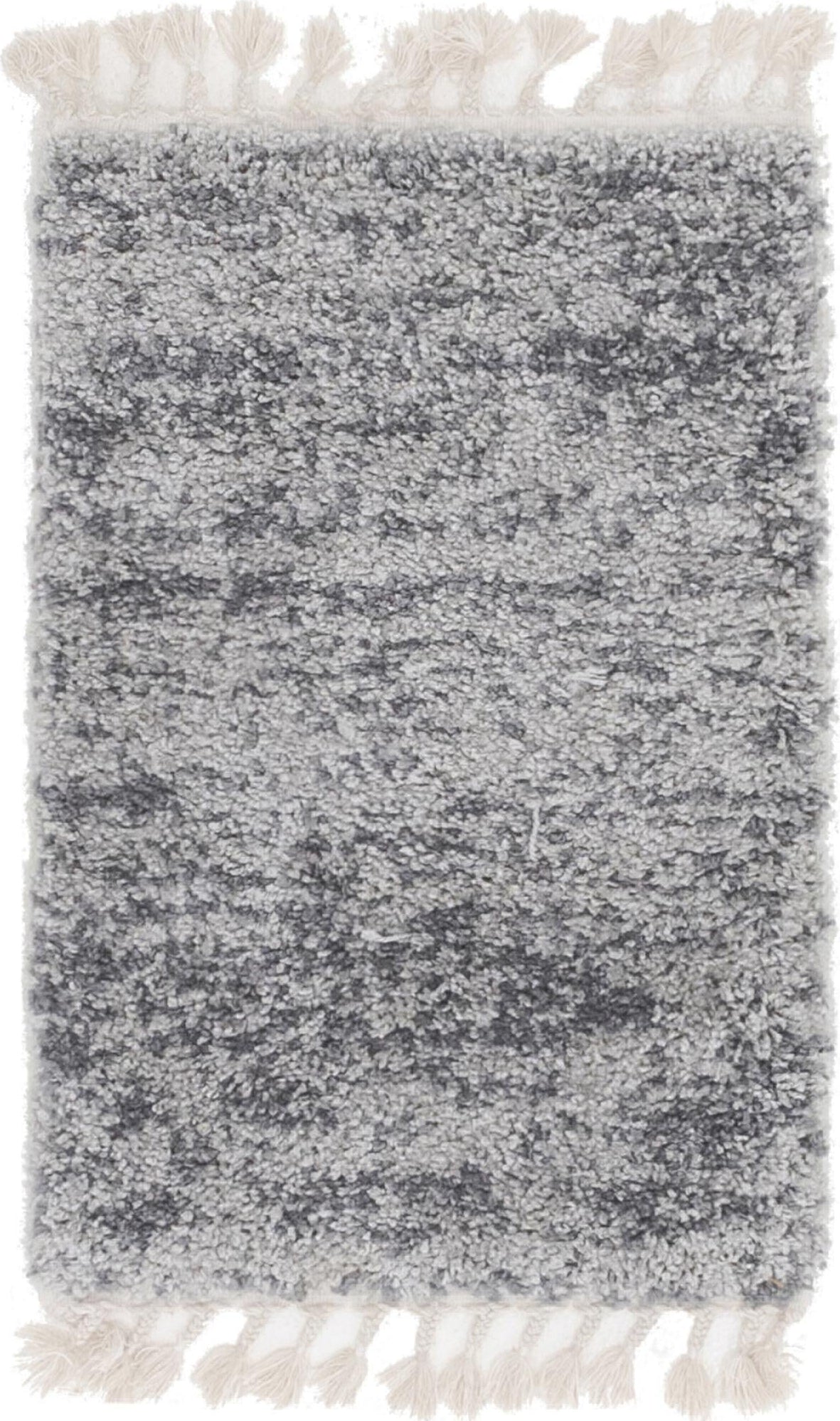 Unique Loom Hygge Shag T-HYGE2 Black and White Area Rug – Incredible ...