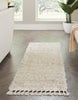 Unique Loom Hygge Shag T-HYGE3 Ivory Area Rug Runner Lifestyle Image
