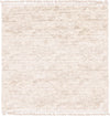 Unique Loom Hygge Shag T-HYGE3 Ivory Area Rug Square Top-down Image