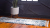Unique Loom Hygge Shag T-HYGE4 Blue Area Rug Runner Lifestyle Image