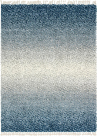 Unique Loom Hygge Shag T-HYGE5 Blue Area Rug main image