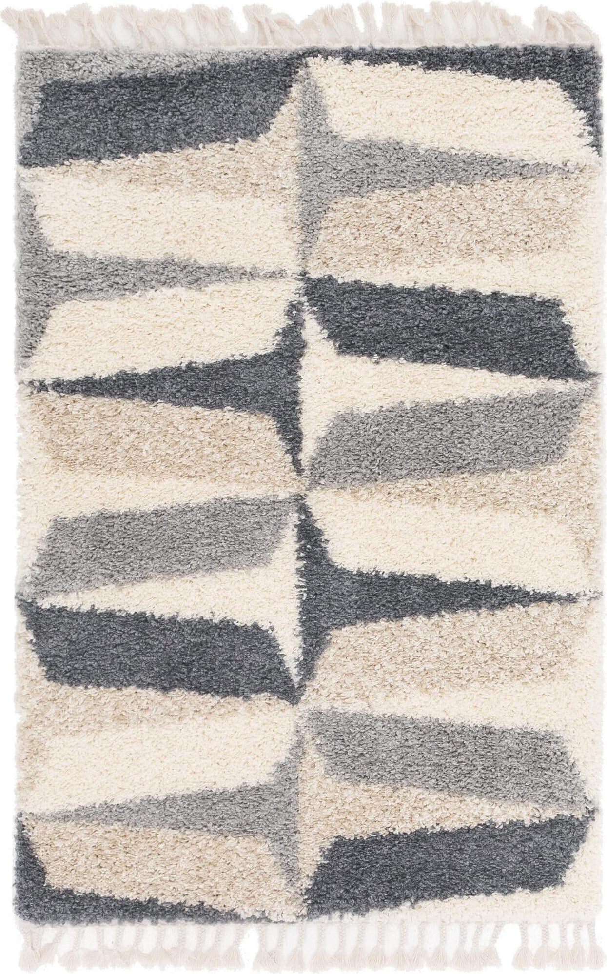 Unique Loom Hygge Shag T-LAGOM6 Gray Area Rug – Incredible Rugs and Decor