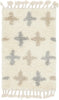 Unique Loom Hygge Shag T-LAGOM7 Ivory Area Rug main image