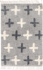 Unique Loom Hygge Shag T-LAGOM7 Light Gray Area Rug main image