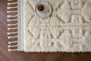 Loloi Hygge YG-03 Oatmeal/Ivory Area Rug Close Up