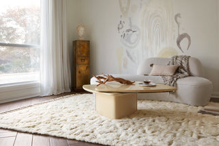 Loloi Hygge YG-03 Oatmeal/Ivory Area Rug Room Scene Featured