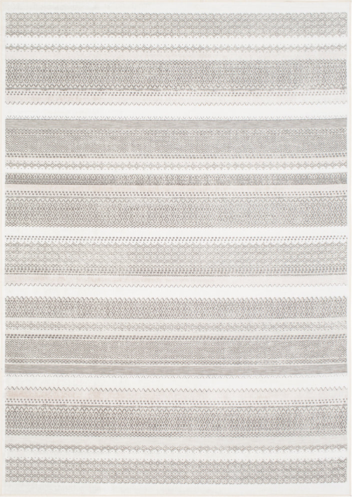 Surya Hazar HZR-2303 Ivory Charcoal White Taupe Area Rug main image