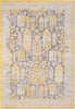 Surya Hazar HZR-2311 Saffron Charcoal Medium Gray White Light Area Rug main image