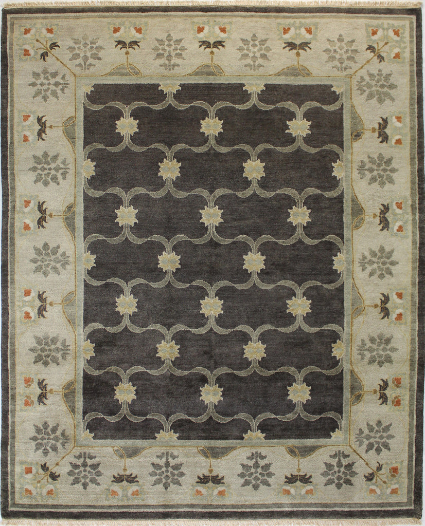 Bashian Vintage I123-HSA110 Chocolate Area Rug