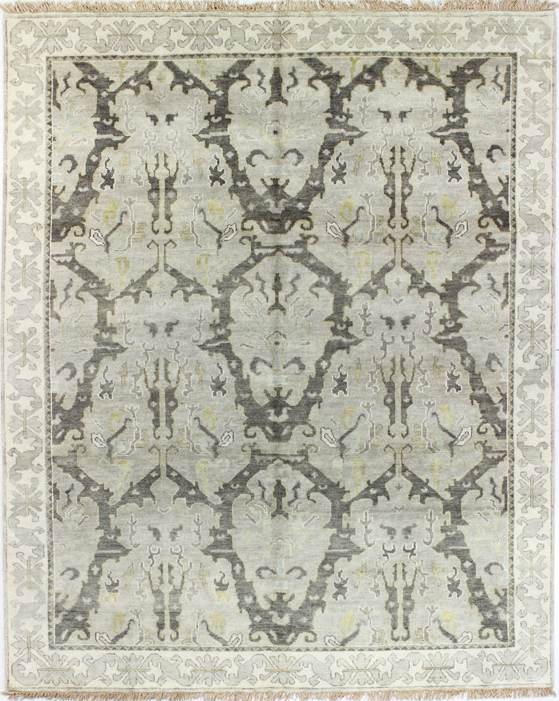 Bashian Vintage I123-HSA103 Grey Area Rug
