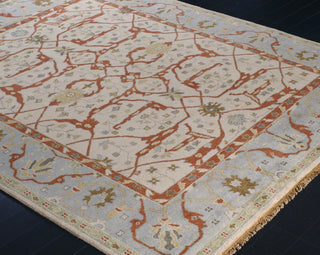 Bashian Vintage I123-HSA101 Ivory/Blue Area Rug Alternate Shot