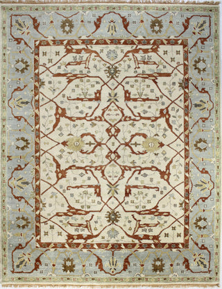 Bashian Vintage I123-HSA101 Ivory/Blue Area Rug main image