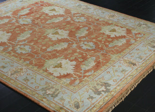 Bashian Vintage I123-HSA109 Rust Area Rug Alternate Shot Feature