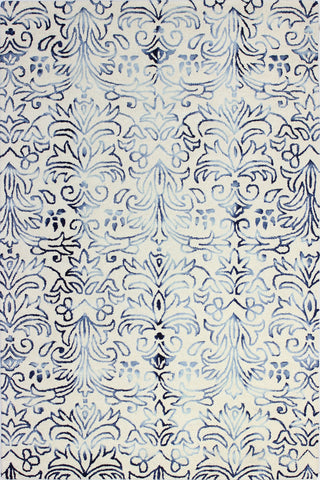 Bashian Impressions I166-RBW283 Ivory/Blue Area Rug main image