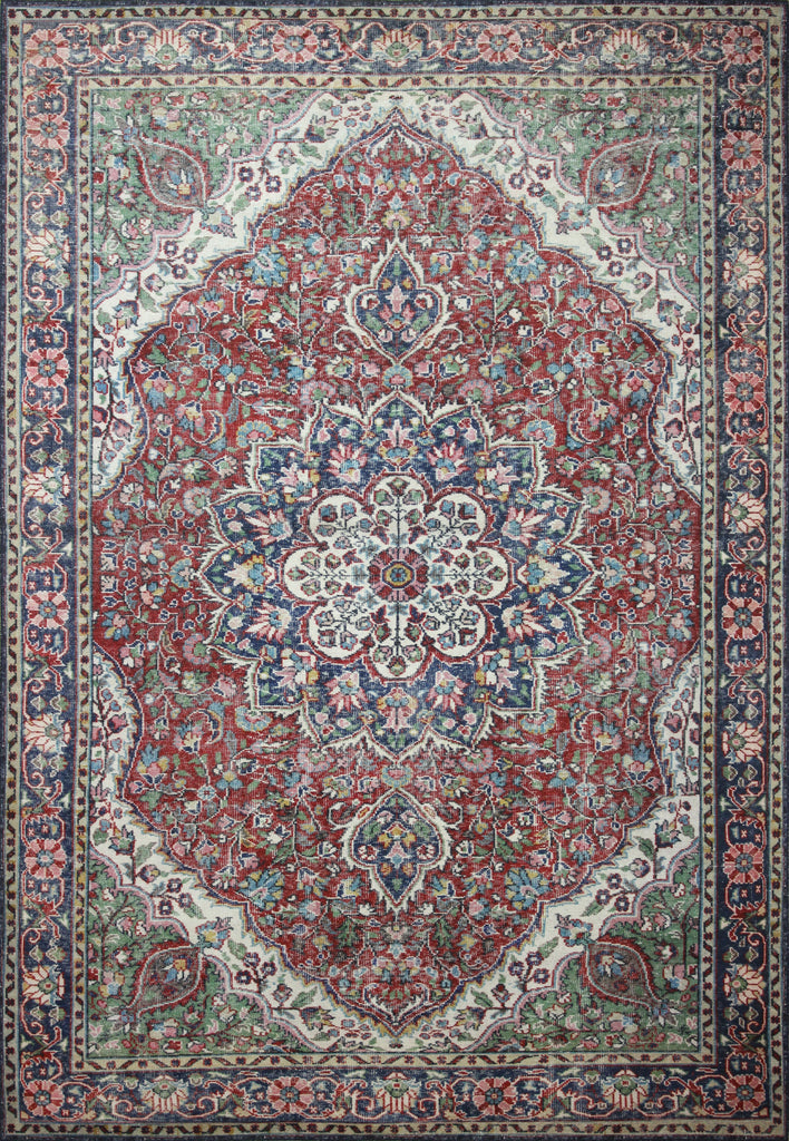 Bashian Impressions I166-NR115 Red Area Rug