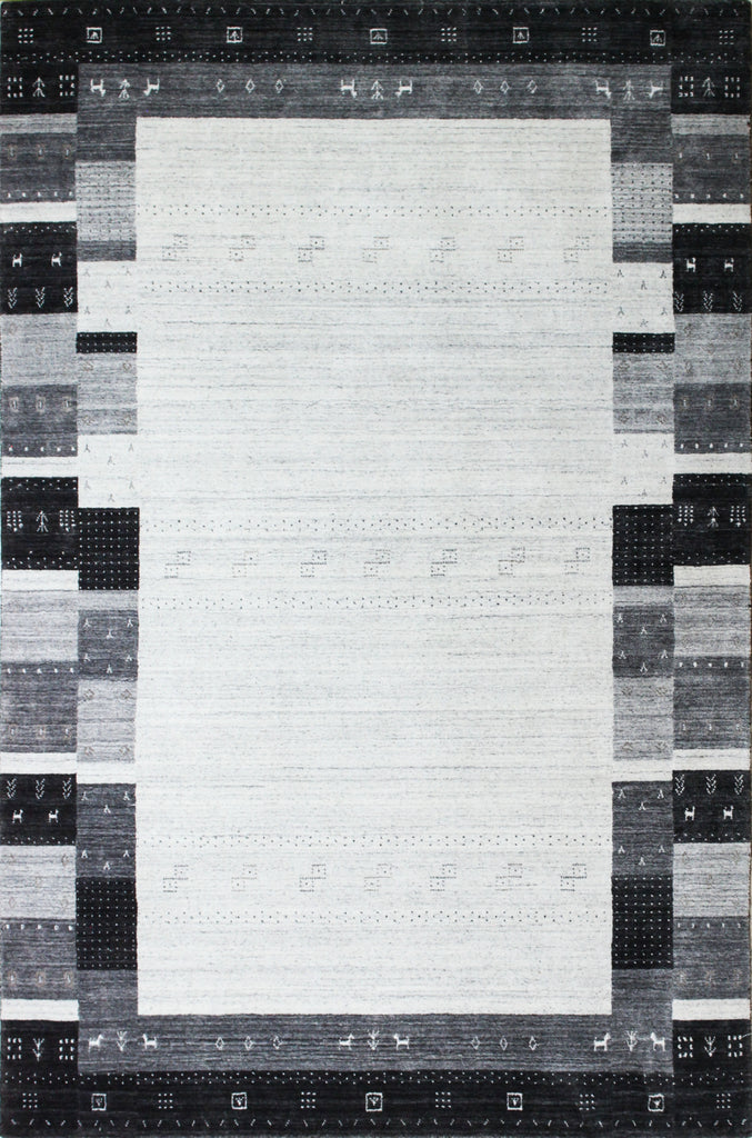 Bashian Terrain I167-BLN31 Ivory/Charcoal Area Rug