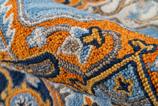 Momeni Ibiza IBI-1 Blue Area Rug Pile Image