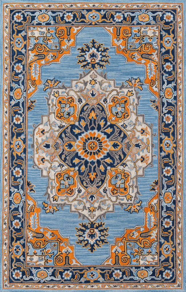 Momeni Ibiza IBI-1 Blue Area Rug main image