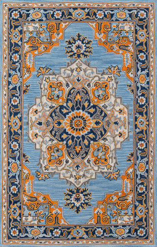 Momeni Ibiza IBI-1 Blue Area Rug main image