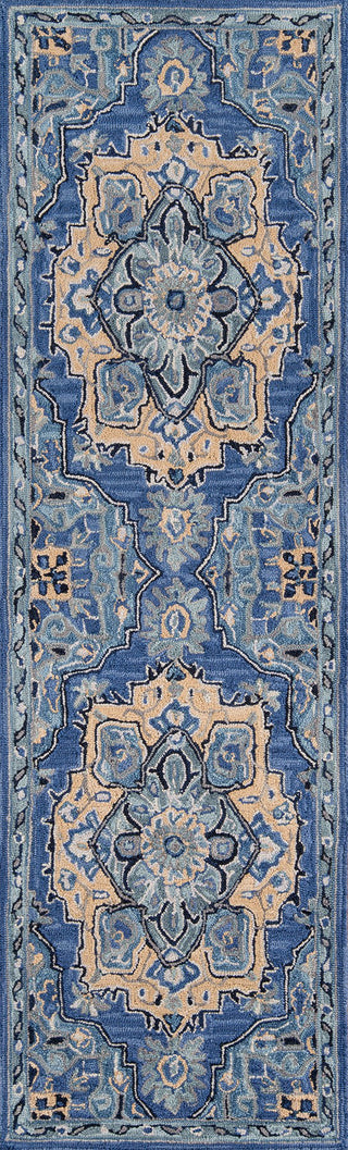 Momeni Ibiza IBI-1 Denim Area Rug Runner Image