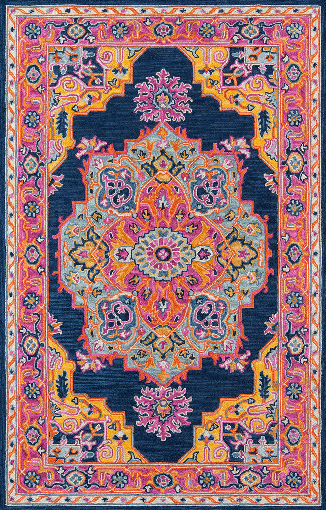 Momeni Ibiza IBI-1 Navy Area Rug main image